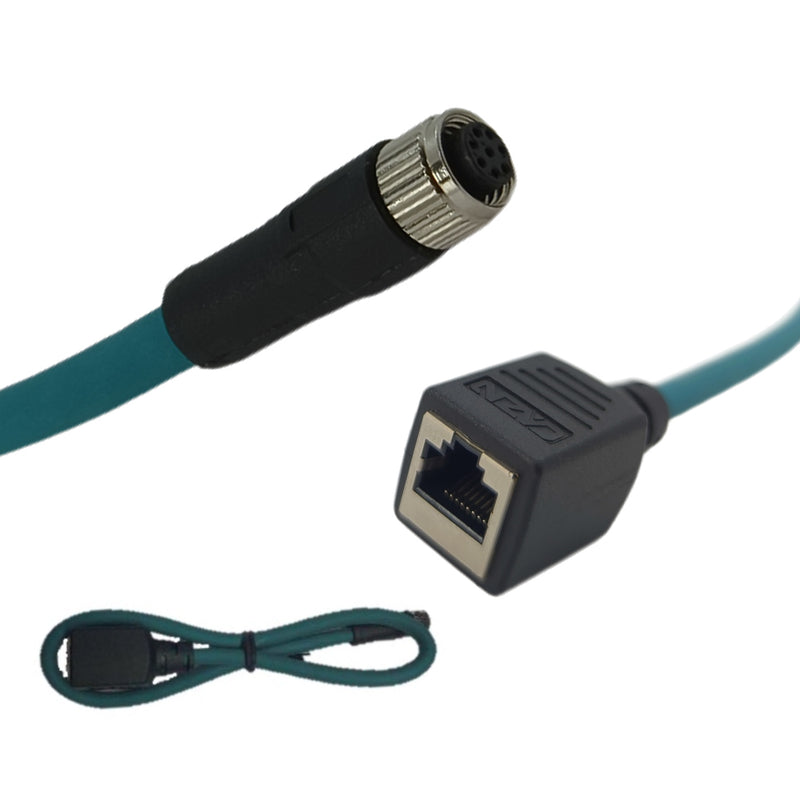 Industrial Power Adapter for Synexens TOF 3D Cameras CS40pro Ethernet cable, M8/RJ45 for Synexens TOF 3D Cameras Accessories CS40 Pro-Tofsensors