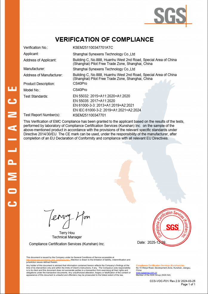 Industrial Outdoor 10m TOF Sensor Depth 3D camera Rangefinder- Synexens CS40Pro