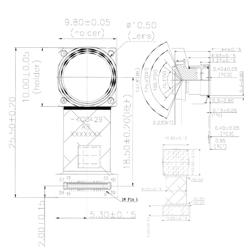 Synexens 3D of RGBD ToF depth sensor_CS30 MIPI Module-Tofsensors